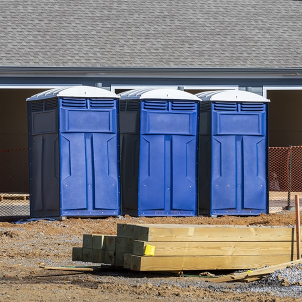 do you offer hand sanitizer dispensers inside the porta potties in Oldenburg IN